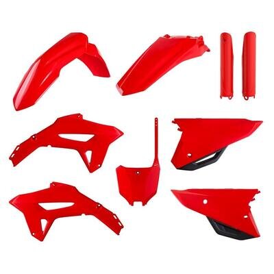 Honda Plastic Kit CRF 250 R 2022 - 2024 OEM All Red 91054 Motocross polisport