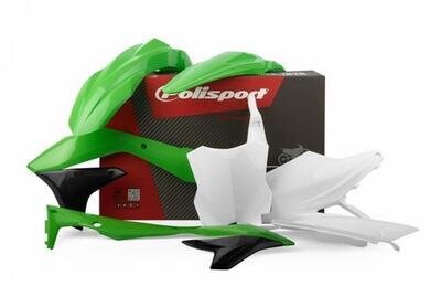 Kawasaki Plastic Kit KXF 450 2016 - 2018 OEM Green White 90689 Motocross Kwak