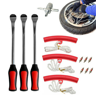 Tyre Levers Spoon Set Heavy Duty Car Bike Motorcycle Tire Changing Tool Kit UK
