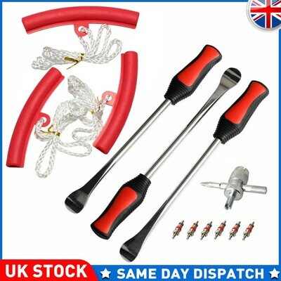 Tyre Levers Spoon Set Heavy Duty Scooter Bike Motorcycle Tire Changing Tool Kit