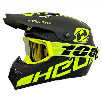 Adult Off Road Motocross Helmet ATV MTB DH DOT Approved Full Face UK STOCK FAST