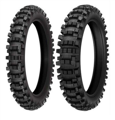 Kenda K760 Trakmaster 80/100-21 & 110/90-19 Pair Road Legal Motocross Tyres