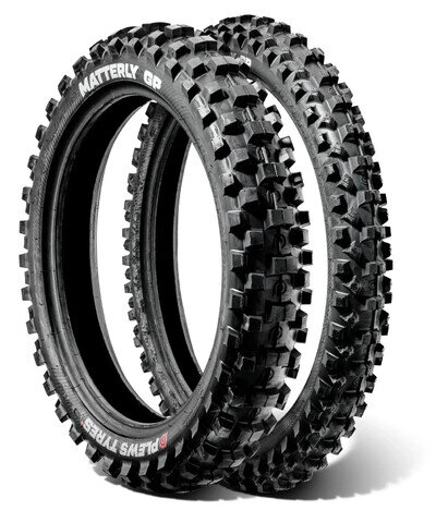 PLEWS Tyres Matterly Motocross tyres bundle x1 rear 110/90-19 1x front 80/100-21