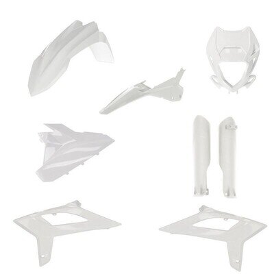Beta Plastics Kit RR Enduro models 2023 - 2024 White 91316 Polisport Fairings