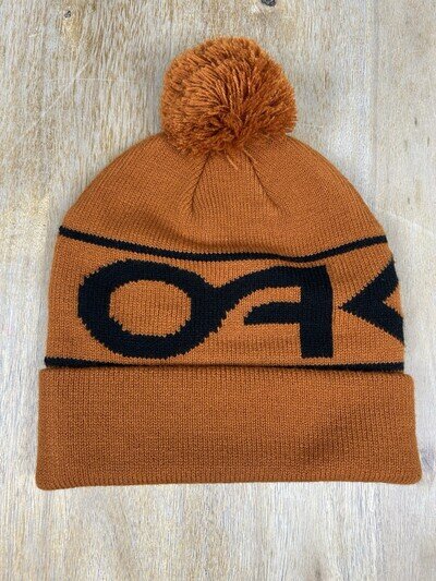 Oakley Pom Beanie Adult Factory Cuff Snowboarding Winter Snowboard Orange