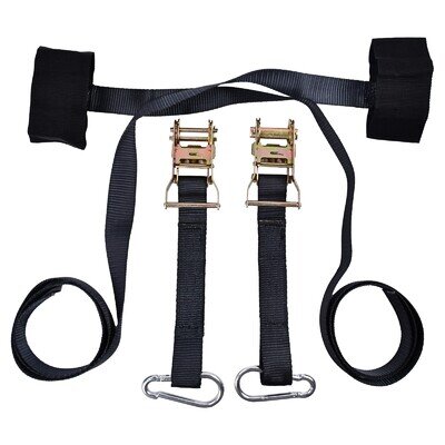 Motorcycle Handlebar Tiedown Ratchet Strap Motorbike Motocross MX Transit Bike