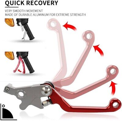 Motocross Foldable Pivot Dirt Bike CNC Brake Clutch Levers Handle Handlebar