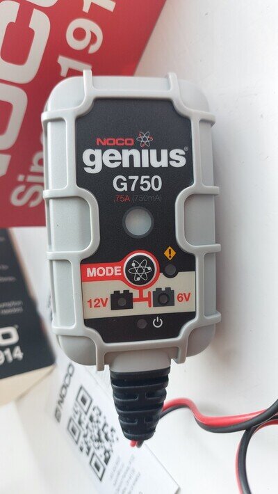 NOCO Genius G750UK Motorcycle Battery Charger
