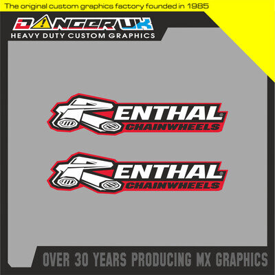 MOTOCROSS MX STICKERS DECALS GRAPHICS FENDERS FORKS SWING ARM RENTHAL