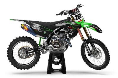 Kawasaki Motocross MX Graphics Decal Sticker Kit Kixf | KX KXF KLX All Models
