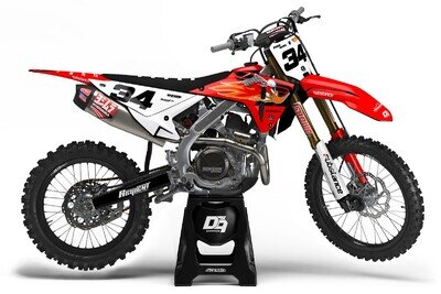 Honda Motocross MX Graphics Decal Sticker Kit Xtreme | CRF CR XR All Models