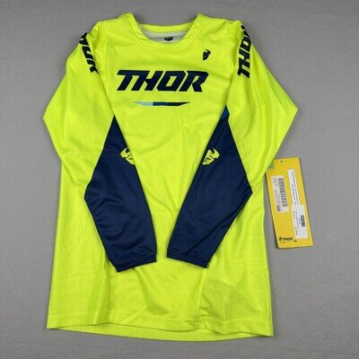 Thor Motocross Jersey Youth XL Yellow Racing Long Sleeve MX Offroad Pulse SE