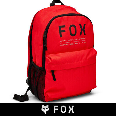 FOX Racing BACK TO SCHOOL or TRACK Backpack - Great all work & play! - Race Red