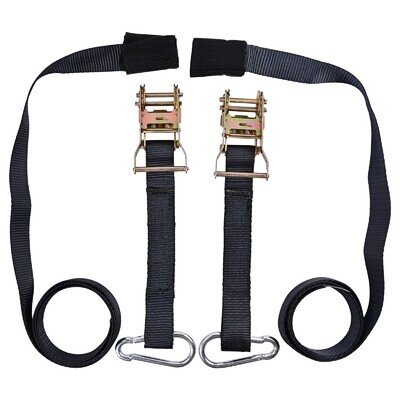 Motorcycle Handlebar Tiedown Ratchet Strap Transit Motorbike Motocross MX Bike