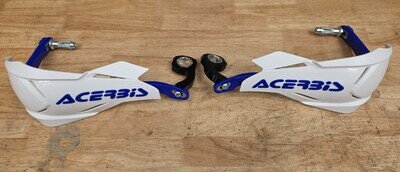 Acerbis X-Factory Enduro Motocross Motorcycle Hand Guards White Blue
