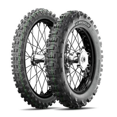 140/80-18 Rear 90/90-21 Front Pair Deal Michelin Enduro Medium Road Legal