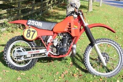 Honda CR250R CR 250 R Pro Link 1982 fresh from a US museum Honda CR250R CR 250 R Pro Link 1982 fresh from a US museum
