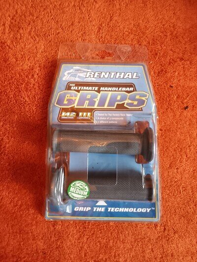Renthal medium Grey Grips All Diamond Motocross Enduro