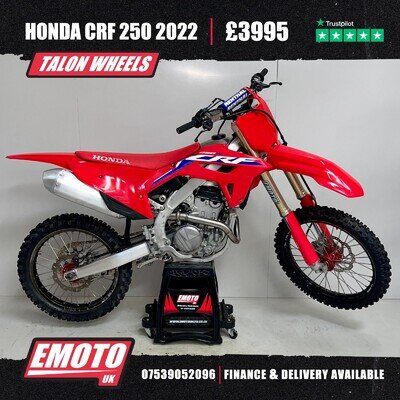 HONDA CRF 250 2022 Motocross Bike 250cc 41 HOURS @EmotoUK - Finance Available