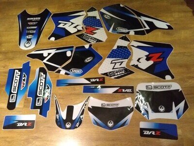 SUZUKI DRZ400 DRZ 400 S E SM DECALS STICKERS GRAPHICS KIT ENDURO SUPERMOTO