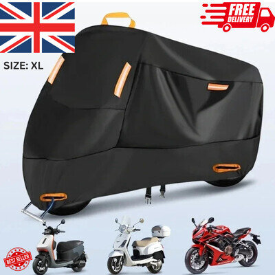 Motorcycle Motorbike Cover Heavy Duty Waterproof Outdoor rain Dust UV Protector