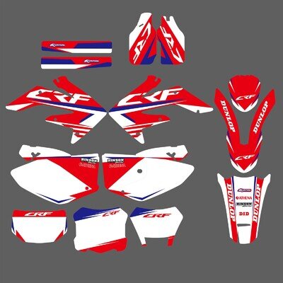 Motocross Graphics Decals Deco For Honda CRF250X 2004 05 06 07 08 09 10 11 2012