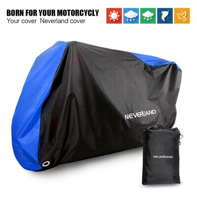 Neverland M-XXXXL Motorcycle Cover Waterproof UV Windproof Storage Protection