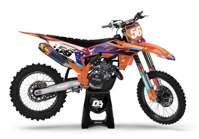 KTM Motocross MX Graphics Decal Sticker Kit Zenx | SX XC XCF EXC EXCF All Models