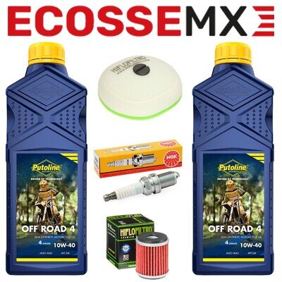 Kawasaki KX250F Service Kit 2006-2010 Motocross Oil Air Filter Oil Filter Plug