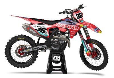 GasGas Motocross MX Graphics Decal Sticker Kit Zenith | MC EC EX ECF All Models