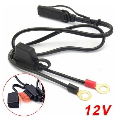Motorcycle Battery Charger Terminal To SAE Quick Disconnect Cable Connector D