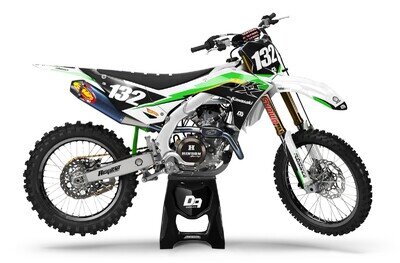 Kawasaki Motocross MX Graphics Decal Sticker Kit Strike | KX KXF KLX All Models