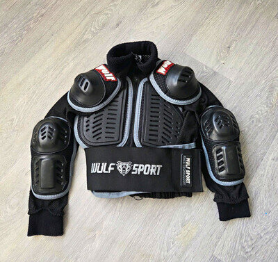 Wulfsport motocross body armour chest protector age 3-4 mx quad Boys Girls