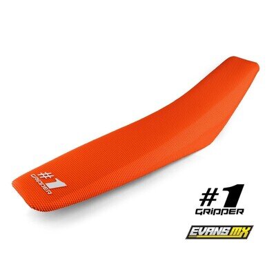 #1 ONE GRIPPER ORANGE SEAT COVER KTM SX EXC MOTOCROSS ENDURO UNIVERSAL FITMENT