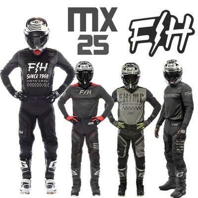 2025 FH MX Gear Set Enduro Motocross Jersey & Pants Combo Motorcycle Kit UK