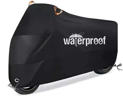 Heavy Duty Motorcycle Motorbike Waterproof Cover Rain UV Dust Outdoor Protector