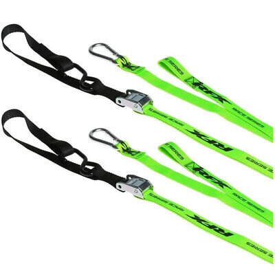 RFX HI-VIZ GREEN TIE DOWN STRAPS FOR ALL MOTOCROSS AND ENDURO BIKES