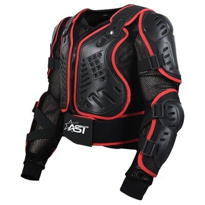 Kids Children Body Armour Motocross Jacket Chest Spine Elbow Shoulder Protector
