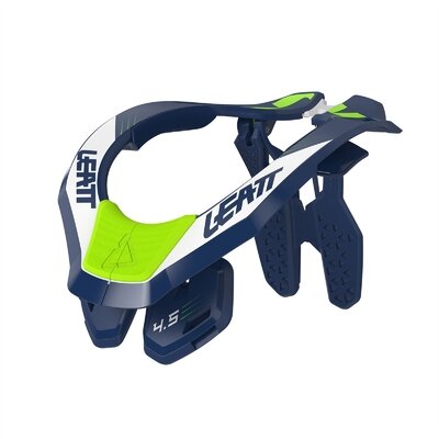 Leatt 2024 Moto 4.5 Neck Brace Blue Motocross MX Off Road Quad ATV Protection