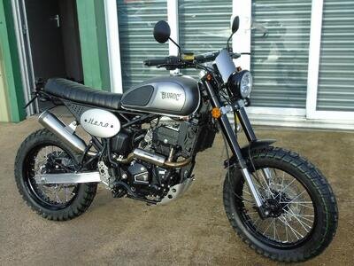 Bullit Bluroc Motorcycles Hero 250cc 2024 Brand New Retro Modern Scrambler Bullit Bluroc Motorcycles Hero 250cc 2024 Brand New Retro Modern Scrambler