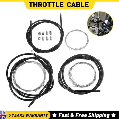 Universal Motorbike Cable Repair Kit Clutch Brake Throttle Wire & Jacket Tube 6x
