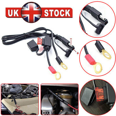 Motorcycle Bike Fused Battery Charger Lead | SAE Connector For Battery Charger C