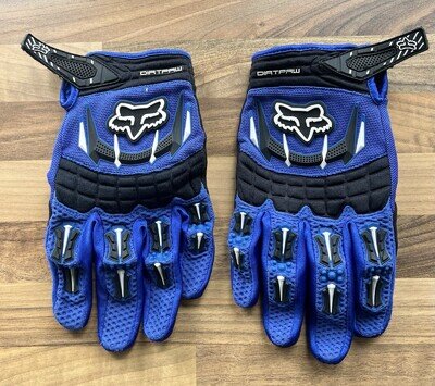 Fox Dirtpaw Motocross / Enduro Gloves Blue & Black