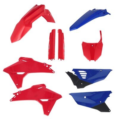 Acerbis Honda CRF 450 R RX 2027 Full Plastic Kit Red Blue 0028307 553 Motocross