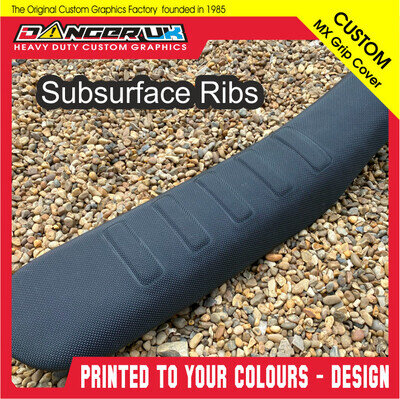 Motocross seat cover Universal Gripper Ribbed CR RM YZ KX KTM Husky TM Gasgas