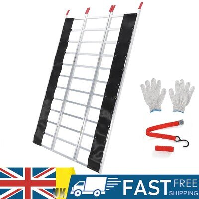 Motorcycle Ramp 216cmx138cm Heavy Duty Folding Loading Ramp for Van, UTV, ATV