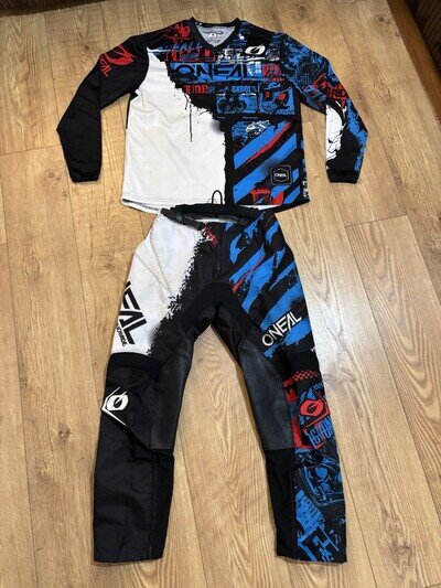 O’NEAL Adult Motocross MX Motor Cross Kit Pants Jersey - 30” - SMALL