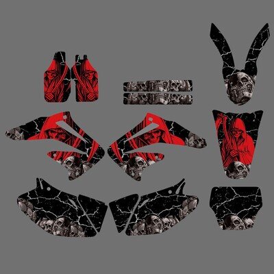 Motocross Graphics Decals Stickers Kit For Honda CRF450R 2002-2004