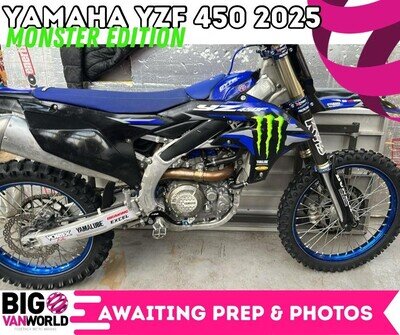 Yamaha YZF 450 2025 Monster - 63 Hrs - BrandNewXTrigs - ClubRider