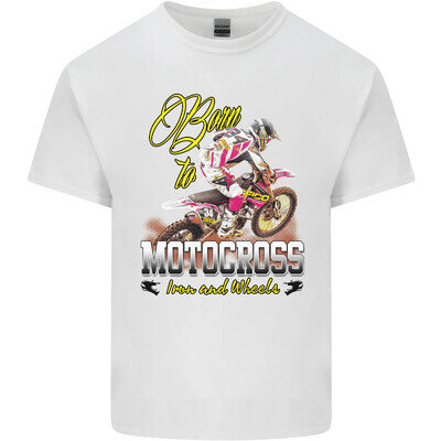 Born to Motocross Dirt Bike Mens Light Cotton T-Shirt